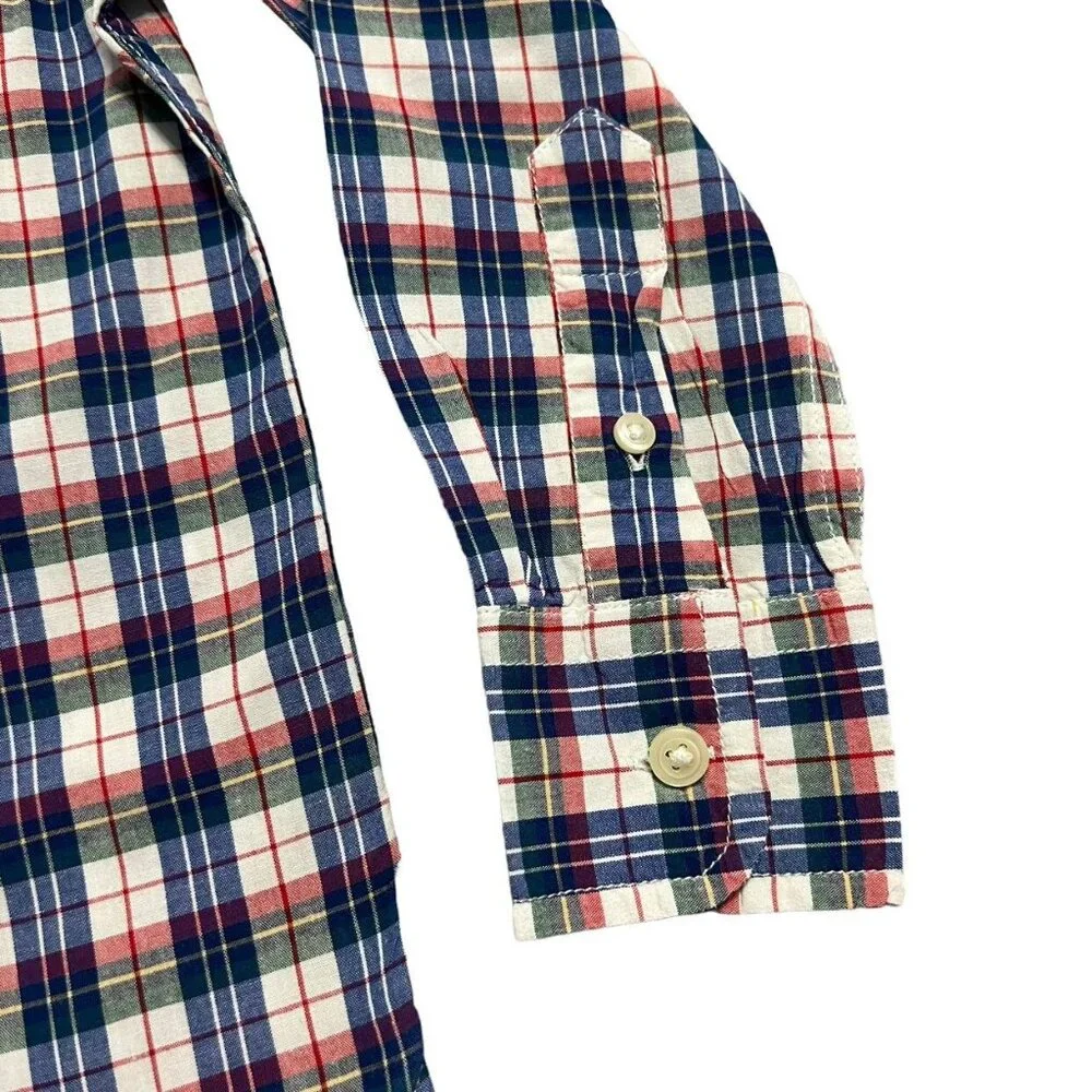 Gap Kids XS 4-5Y Plaid Button Down Shirt
